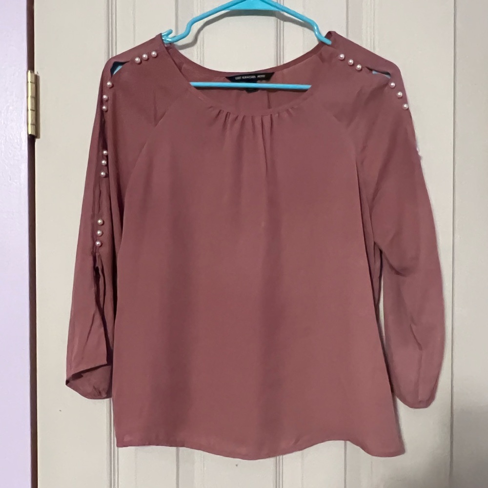 3/4 Sleeve Mauve colored Blouse